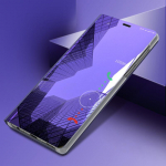 &bdquo;Smart Mirror Anti Drop&ldquo; telefono dėklas, skirtas &bdquo;Samsung Huawei Honor Xiaomi Redmi iPhone OnePlus&ldquo; dangtelis, magnetinis apverčiamas PU oda Samsung S8 rožinio aukso spalvos