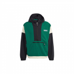 Adidas Originals Adventure Vėjuota striukė ilgomis rankovėmis su gobtuvu Sportinė striukė Vyri&scaron;kos striukės Tamsiai žalia IC5640 S