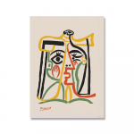 Abstraktus Vintažinis Paveikslas Pablo Picasso Parodos Drobės Plakatas Meno Spaudai Muziejus Moderni Galerija Sienos Paveikslas Namų Dekoras Dovana 21x30cm No Framed