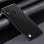Prabangus PU odinis dėklas, skirtas Huawei Nova 3 3i 4 P Smart Plus Cover Matinis silikono apsauginis telefono dėklas, skirtas Huawei P Smart 2019 P Smart 2019 matinė juoda spalva