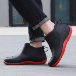 Madingi unisex batai nuo lietaus Vyri&scaron;ki patogūs darbo batai nuo lietaus virtuvės Neslystantys vandeniui atsparūs specialūs batai lauko žvejybos batai