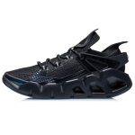 Li Ning Wu Dao 2.3 Delta Vienos dalies pintos Atspindinčios Smūgius sugeriančios Kvėpuojančios Žemos aulo Retro Krep&scaron;inio bateliai Moteri&scaron;kas sportbačio Black AGBR046-3 35⅔