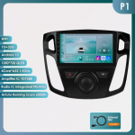Hizpo 9 colių i&scaron;manusis ekranas 2 din Android automobilio radijo daugialypės terpės vaizdo grotuvas, skirtas Ford Focus 3 MK 3 2011&ndash;2019 GPS Carplay Auto Bluetooth SWC 4G WIFI P1 4Core 1G 32G