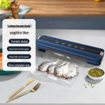 Didelės galios belaidis vakuuminis pakuotojas namams ir virtuvei su integruotu laminatoriumi Style 1 Sapphire Blue. Chinese packaging safyro mėlyna spalva