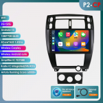Hizpo 8 branduolių dirbtinio intelekto i&scaron;manusis ekranas &bdquo;Android Autoradio&ldquo;, skirtas &bdquo;Hyundai Tucson 2004&ndash;2009&ldquo; automobilio radijo daugialypės terpės vaizdo grotuvas GPS navigacijos galvutės blokas &bdquo;Carplay&ldquo; 4G RDS FM P2CP B 4Core 2G 32G AI