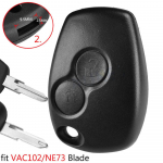 Automobilio rakto korpusas Dacia Duster Logan Renault Trafic Clio Kangoo Modus Twingo Sandero Movano Fit102/NE73