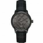 Burberry BU10010 Apvalus ciferblatas su languotu &scaron;tampu 40 mm Vyri&scaron;kas laikrodis 40