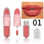 CmaaDu 2 in 1 Dual Ended Design Lipstick & Lip Gloss
