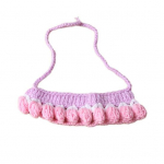 Megztas naminių gyvūnų kaklarai&scaron;tis, reguliuojamas, rankų darbo, mažų gyvūnų apykaklės dirželis vi&scaron;toms, antims, žąsims, papūgoms, triu&scaron;iams S