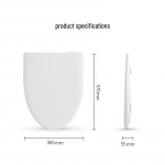 Universalus &scaron;ildomas tualeto sėdynės uždangalas su naktine lempute ir i&scaron;maniu temperatūros valdymu