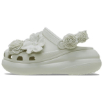 Crocs Crush Bouquet Klumpės Patogios ir universalios Klasikinės Pūstos Puok&scaron;tės Sodo Batai Su Skylutėmis Moteri&scaron;kos Lino 39-40 linas