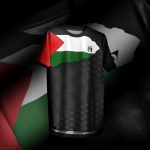Palestinos futbolo mar&scaron;kinėliai vasaros mada trumpomis rankovėmis Palestinos vėliava 3D spaudas mar&scaron;kinėliai kasdieniai O formos kaklas laisvi vyri&scaron;ki mar&scaron;kinėliai XL