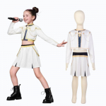 Mergaičių K-POP Rumi Mira Zoey Cosplay Kostiumai Vaikų Super Žvaigždės Karnavalo Vakarėlio Scenos Pasirodymo Persirengimo Apranga 140cm