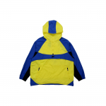 Nike Sportswear Retro Spalvų Blokų Laisvo Kirpimo Pusiau Užtraukiama Su Gobtuvu Austa Striukė Vyri&scaron;ka Striukė Mėlyna Geltona BV5386-740 XXL
