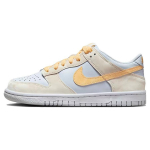 Nike Dunk Low GS Meliono Atspalvio Vaikų Sportbačiai Mėlyni &Scaron;viesiai Dramblio Kaulo Futbolo Pilki FB9109-100 36