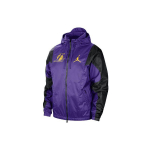 Jordan NBA aik&scaron;telės kra&scaron;to stiliaus vėjo striukė su raidės logotipo spauda ir spalvų blokais vyri&scaron;ki &scaron;varkai Violetinė DR2447-504 S