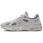 New Balance 991v2 Pagaminti Anglijoje Nimbus Cloud Unisex Sportbačiai Pilki Cool-Grey Sidabriniai U991LG2 44 white