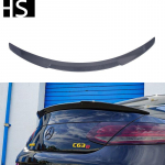 FD stiliaus anglies pluo&scaron;to galinis sparnas-spoileris 2016-2022 m. Mercedes-Benz C-Class W205 2 durų automobiliams Yes juoda