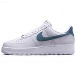 Nike Air Force 1 07 Balti Dūminiai Mėlyni Vyri&scaron;ki Sportbačiai FJ4146-114 42