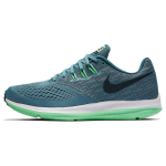 Nike Zoom Winflo 4 Patogūs Neslystantys Lengvi Vidutinio Auk&scaron;čio Retro Krep&scaron;inio Batai Vyri&scaron;ki Kedai Mėlyni Žali 898466-004 44