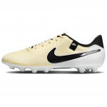 Nike Tiempo Legend 10 Apvalus pir&scaron;tas Patogūs FG futbolo bateliai Unisex futbolo bateliai Geltoni Balti Juodi DV4339-700 38.5