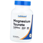 Magnio Tauratas, Magnesium Taurate 1500, Nutricost 240 kaps. (36647094) 240caps
