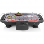Barbecue &eacute;lectrique de table TRISTAR BQ2813 - Noir - 2000W - Surface de cuisson 38x22cm