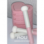 AOU GLOWY CREAM BLUSH 2,3g (8 SPALVOS) # MARSHMALLOW PUFF BRUSH
