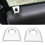 2pcs Door Lock Pin Cover Matte Electroplate Lock Trim Decoration For Mercedes-Benz Vito W447 2014 to 2023 Car
