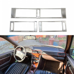 Skirta Mercedes Benz W124 300E 500E 1986 - 1994 Automobilio ABS Chromo Aksesuarai Vėdinimo Oro Kondicionieriaus Angos Dangtelio Apdailos Lipdukų Stilius