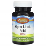 Carlson, alfa lipoinė rūg&scaron;tis, 300 mg, 90 tablečių