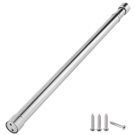 Spintos strypas I&scaron;traukiamas drabužių strypas 56-100cm Nerūdijančio plieno drabužių strypas su galiniais laikikliais Varžtai Reguliuojamas spintos strypas