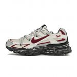 Nike Initiator Cushioning Abrasion Resistant Breathable Slip Resistant Low top Running Shoes Unisex Red White Black 394055-100(Team537-) 36.5