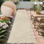 Kremas Smėlio Spalvos Ilgas Takelis Kilimas Lauko Veranda Neslystantis Plaunamas Takelis Kilimėlis Dekoras Namų Svetainė Virtuvės Kilimas Takelis Koridorius 60x200cm