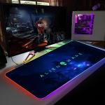 Alienware Pelės kilimėlis RGB ap&scaron;viestas pelės kilimėlis Ne&scaron;iojamojo kompiuterio pelės kilimėlis Ne&scaron;iojamojo kompiuterio žaidėjo Kompiuterio stalas Žaidimų priedai RGB600x300x3mm