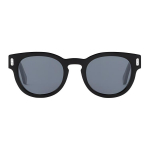 Louis Vuitton pilno rėmo dizaino acetato ir metalo apvalūs akiniai nuo saulės Vyri&scaron;ki akiniai nuo saulės Juodi M2670U F,Black