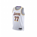 Nike &times; NBA Luka Doncic 77 Lakers gerbėjų versijos sportiniai greitai džiūstantys krep&scaron;inio mar&scaron;kinėliai vyrams DN2081-107 M