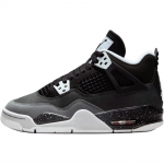 Jordan Air Jordan 4 Auk&scaron;tos aulo Vaikų Krep&scaron;inio Batai Juodi Unisex FQ8213-002 36
