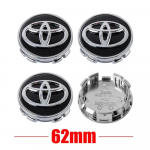20/40 vnt. 62 mm automobilio ratlankio centriniai dangteliai Ženklelis Automobilio rato dangtelis Toyota C-hr Rav4 Yaris Hilux Avensis Prius Auris Corolla Cross 20pcs gray