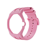 Biokeraminis modifikavimo rinkinys Swatch x AP Royal POP Biokeraminiam dėklui Silikoninis dirželis Ki&scaron;eninio laikrodžio konvertavimas į laikrodį ant rie&scaron;o Pakeitimo aksesuaras With Box pink