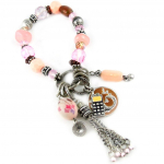 Les Tr&eacute;sors De Lily [E0436] - Bracelet Cr&eacute;ateur 'Thalassa' Rose ry&scaron;kiai rožinė