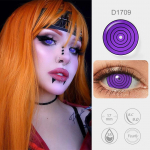 17 mm Mini Sclera lę&scaron;iai Sharingan Rinnegan Helovino kontaktiniai lę&scaron;iai Vampyro Zombie Cosplay Akių kontaktai Anime priedams 17mm raudona/juoda