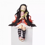 Anime figūrėlės demonų žudikas Kamado Nezuko veiksmo figūrėlė klūpant versija Nezuko Kamado PVC figūrėlė žaislas brinquedos