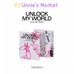 fromis_9 Unlock My World Weverse Albums ver.(Atsitiktinis) + Nemokama dovana RANDOM 1EA
