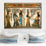 Retro Egipto kra&scaron;tovaizdžio sieninis paveikslas svetainei, religinis paveikslas, drobės meno plakatas ir spaudiniai, namų dekoravimas, be rėmo 21*30cm