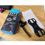 Nuimamas dviračio telefono laikiklis skirtas IPhone 11 Pro max universalus motociklo mobiliojo telefono laikiklis dviračio vairo stovo laikiklis car holder juoda