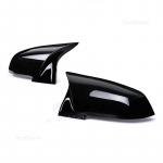 Skirta BMW 1 2 3 4 serijos F20 F30 F31 F32 F36 2012 - UP 320i 328i 330d 335i M3 M4 Look Keičiamo stiliaus anglies pluo&scaron;to veidrodėlis Bright black