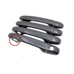 Subaru XV Crosstrek 2013 2014 2015 2016 2017 anglies pluo&scaron;to automobilio durų rankenos dangtelio lipduko perdangos stilius no keyless entry