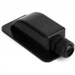 &bdquo;Tech&ldquo; saulės energijos stogo kanalas, juodas, skirtas nameliui ir nameliui ant ratų &ndash; vandeniui atsparus kabelio vadovas, skirtas saulės sistemos palydovinei sistemai ir oro kondicionavimui 14x7x5cm