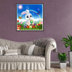 5D &bdquo;pasidaryk pats&ldquo; deimantinis paveikslas &bdquo;Mažasis triu&scaron;iukas ant žolės&ldquo; deimantinis siuvinėjimas &bdquo;Anime&ldquo; siuvinėjimo kryželiu rinkiniai namų dekoro rankų darbo dovana Round 30x30cm